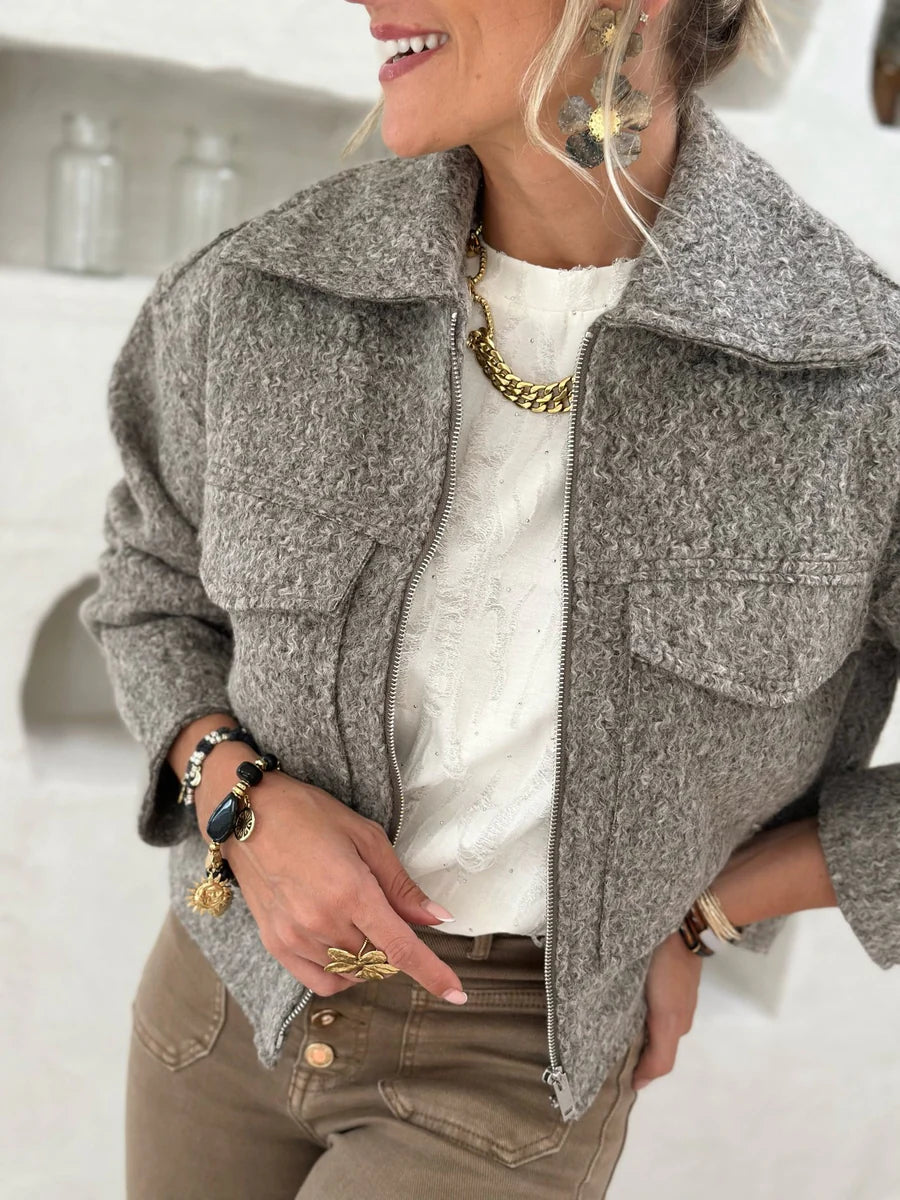 Veste Courte Zippée